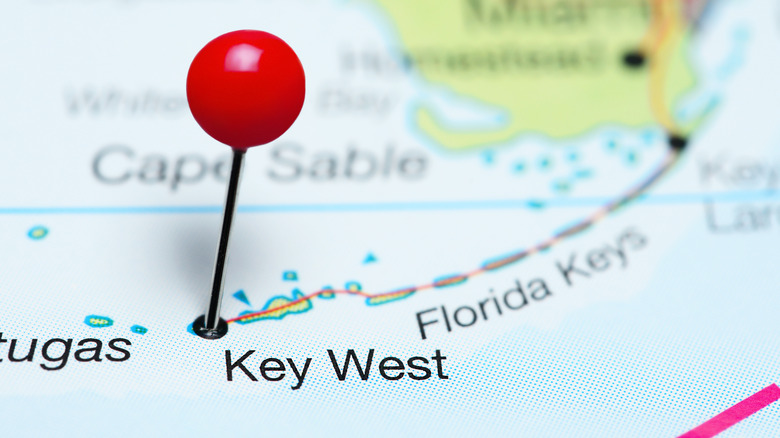 map key west