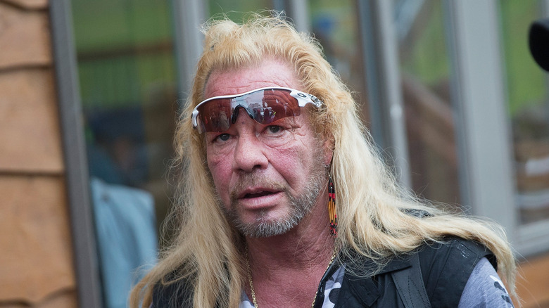 Dog the Bounty Hunter with sunglasses