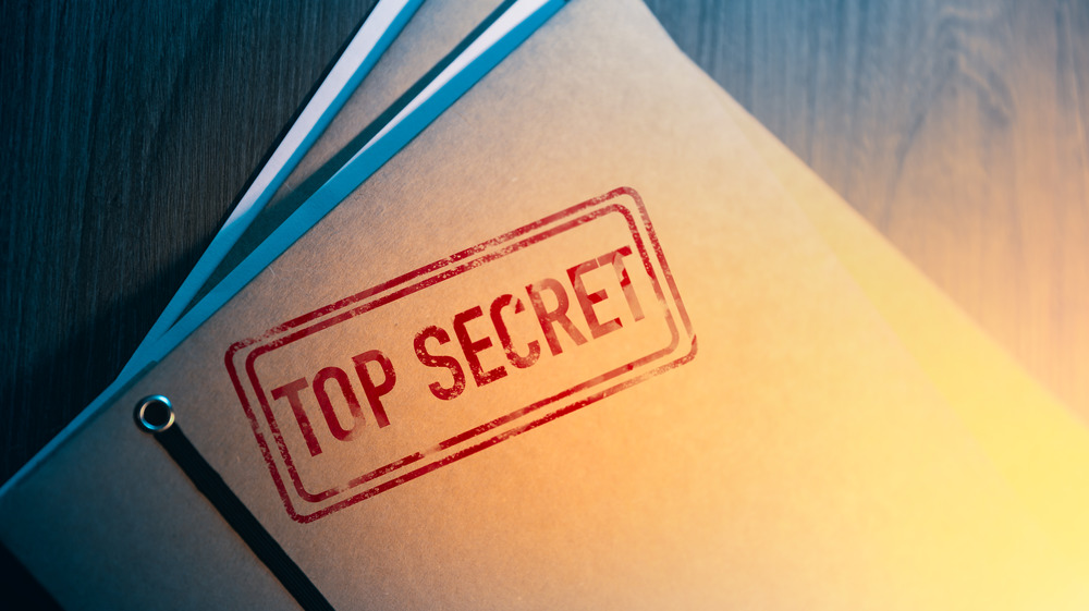 Top secret documents folder