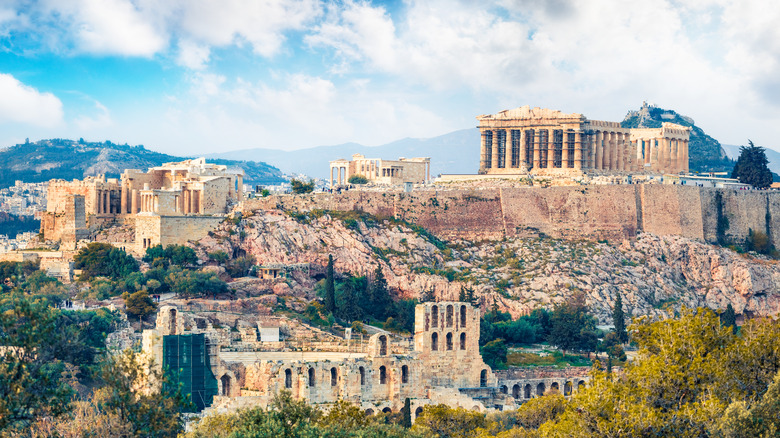 Parthenon acropolis daytime athens