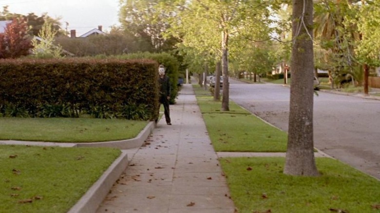 Michael Myers watches from a distance