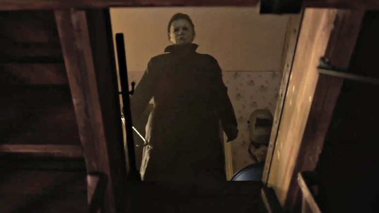 Michael Myers discovers the hidden basement 