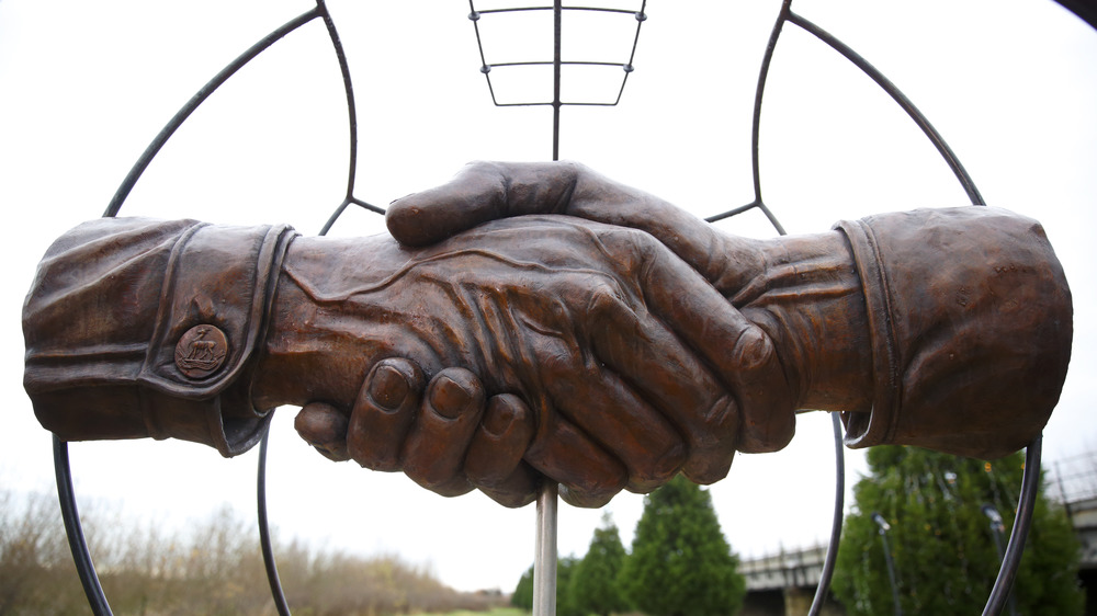 Football Remembers Memorial to commemorate the 1914 Christmas Truce