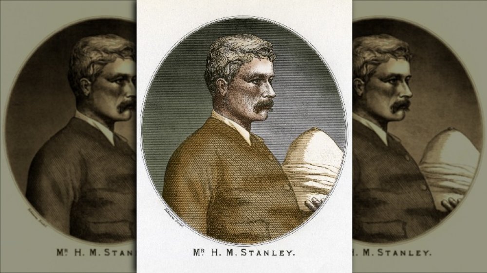 Engraved portrait of Henry Morton Stanley