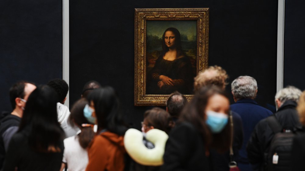 The Mona Lisa at the Louvre