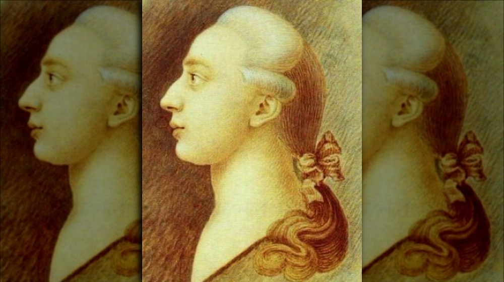 portrait of young Casanova by his brother