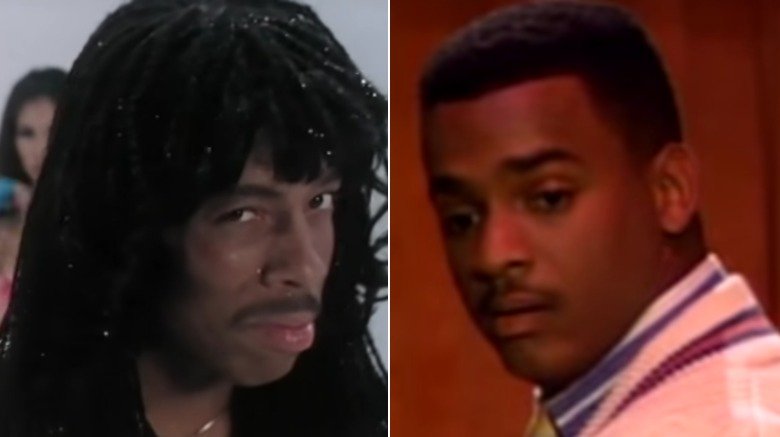 Rick James and Alfonso Ribeiro