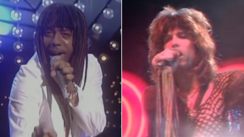 Rick James and Steven Tyler