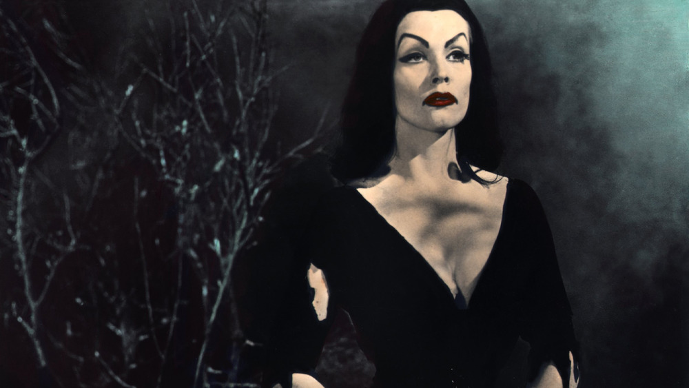 Maila Nurmi as Vampira in Ed Wood's Plan Nine From Outer Space