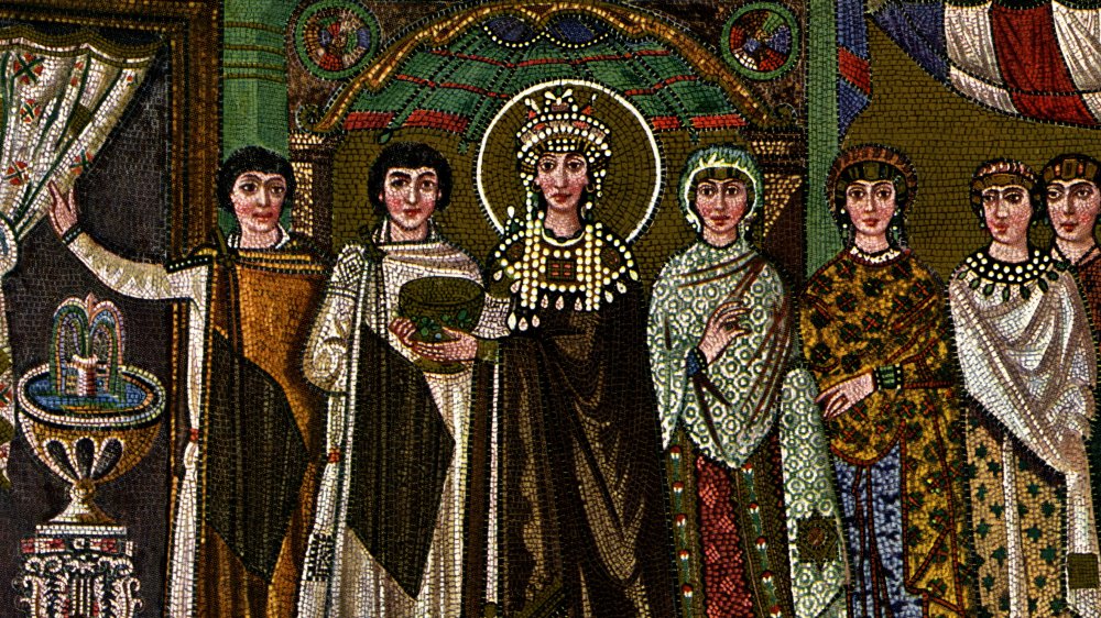 Empress Theodora and her followers