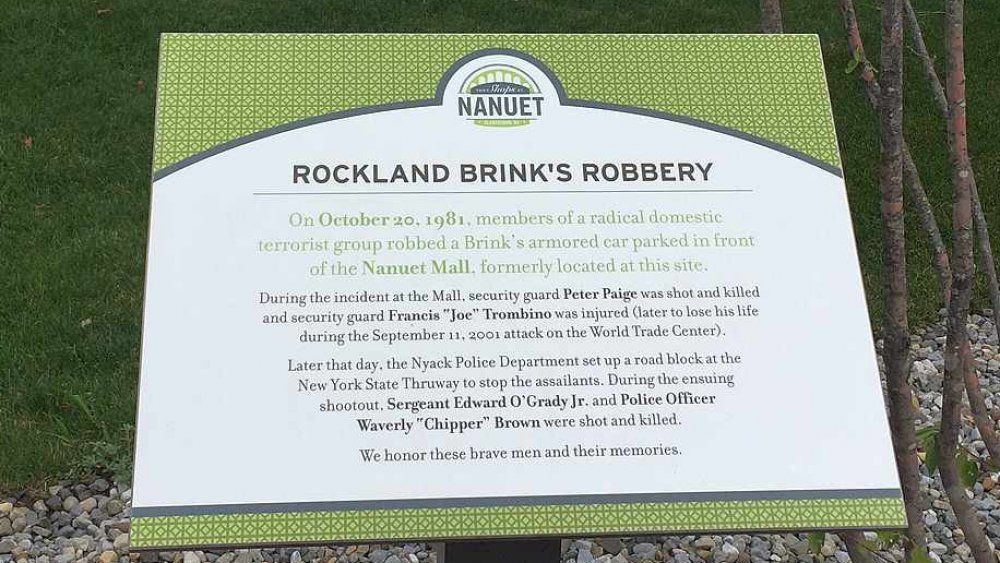 brink's robbery memorial