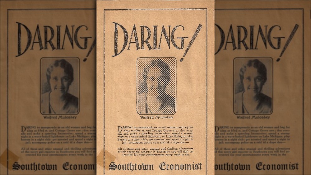 Chicago Southtown Economist featuring a portrait of Winifred Mulcahey