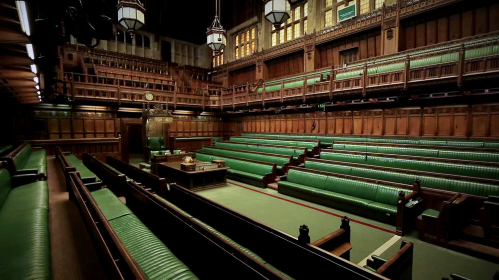 House of Commons chamber in Westminster Palace