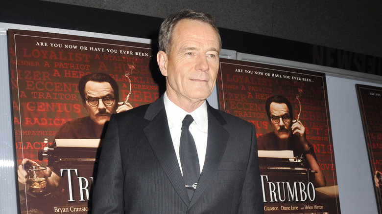 Bryan Cranston on the Trumbo red carpet