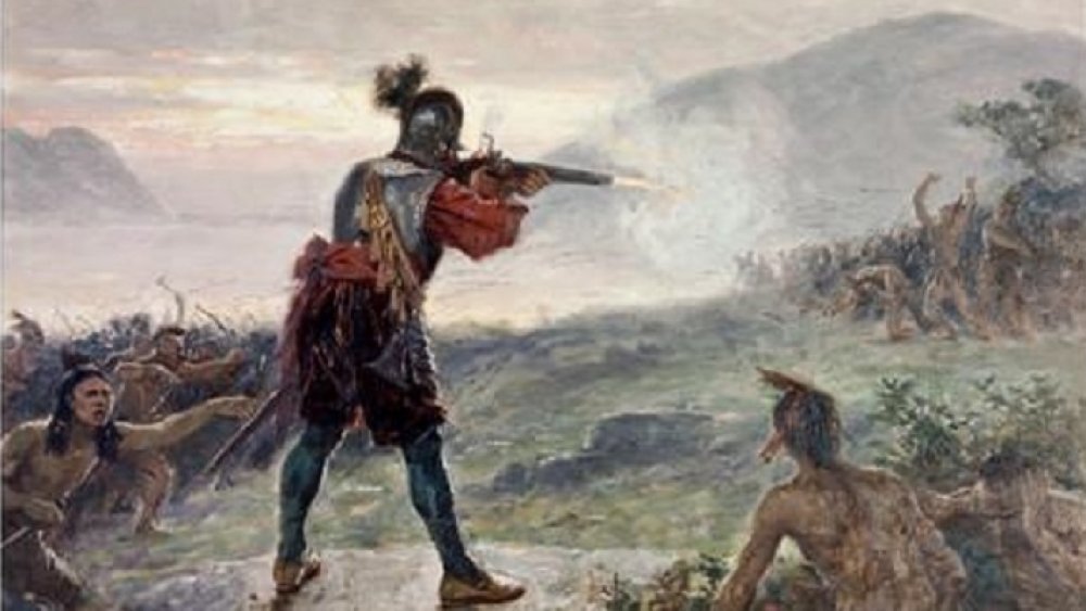 Iroquis in battle during the Beaver Wars