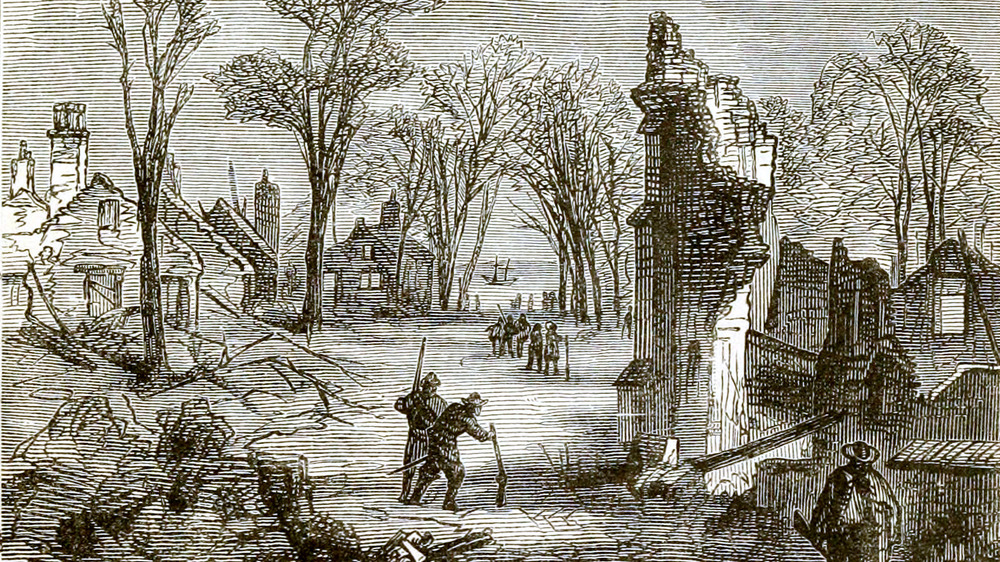 Illustration of Ruins of Jamestown (1878)