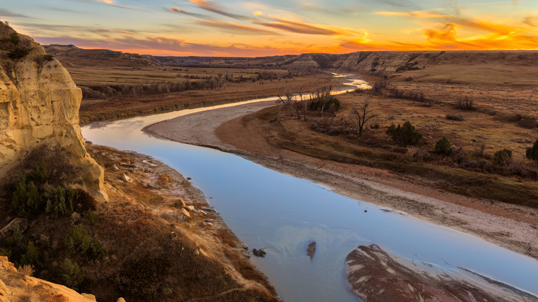 Missouri River in North Dakota