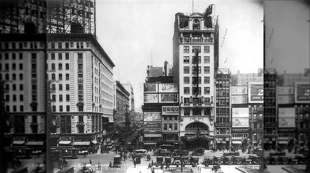 View east down 47th Street from Times Square