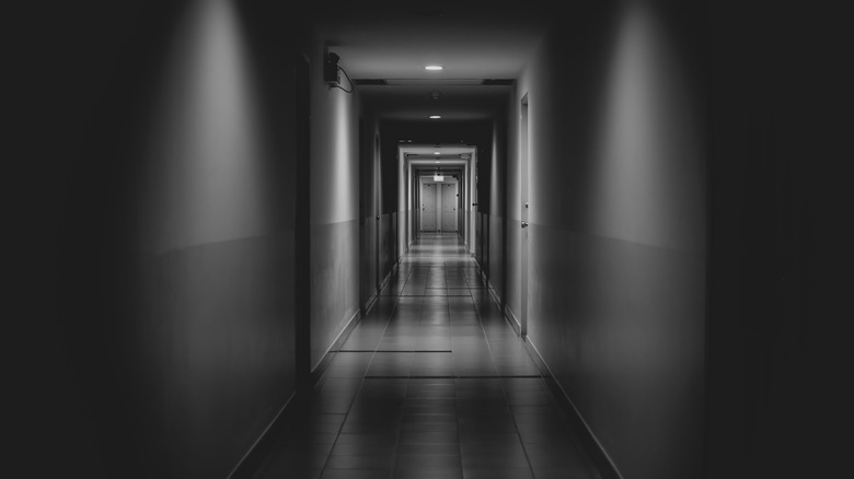 dark hallway