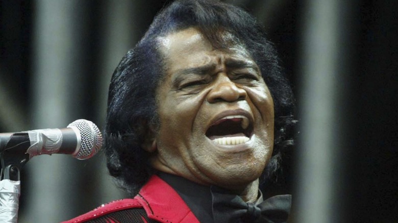 James Brown performing in 2004