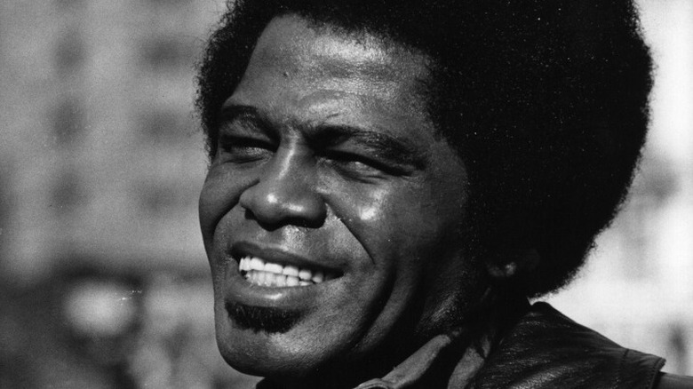 Headshot of James Brown in 1971