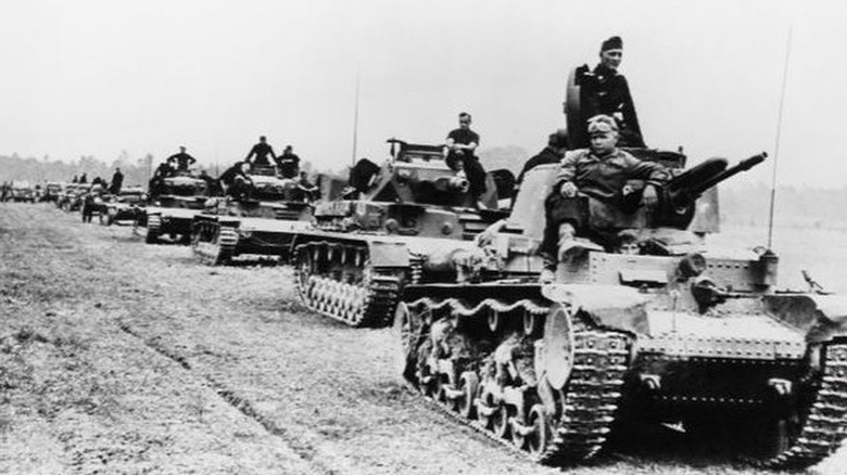 German panzers in France