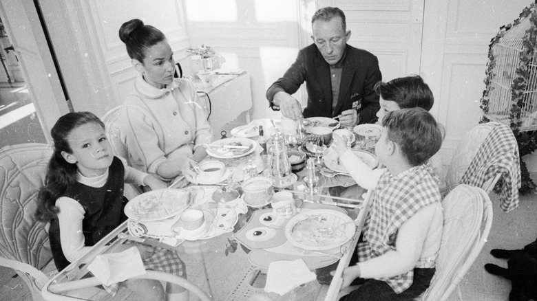 Bing Crosby, Kathryn, and children