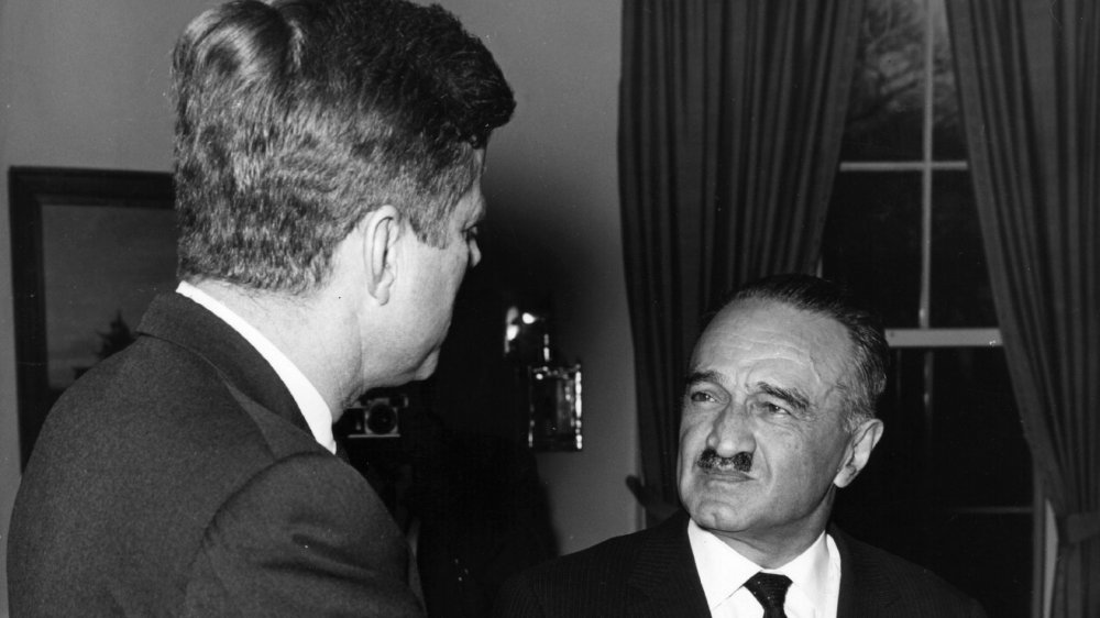 Kennedy meeting with Soviet politician