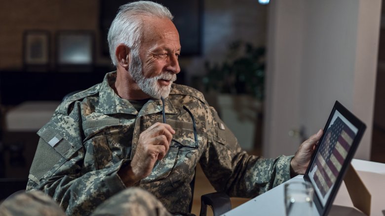 US veteran with beard