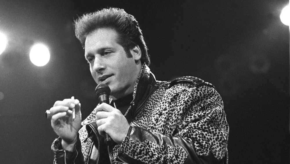 Andrew "Dice" Clay performing onstage