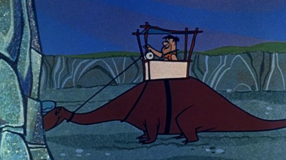 Fred Flintstone at quarry 