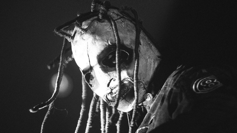 Corey Taylor wearing a mask