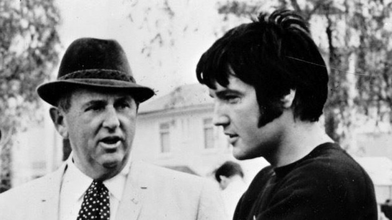 Elvis and his manager Tom Parker