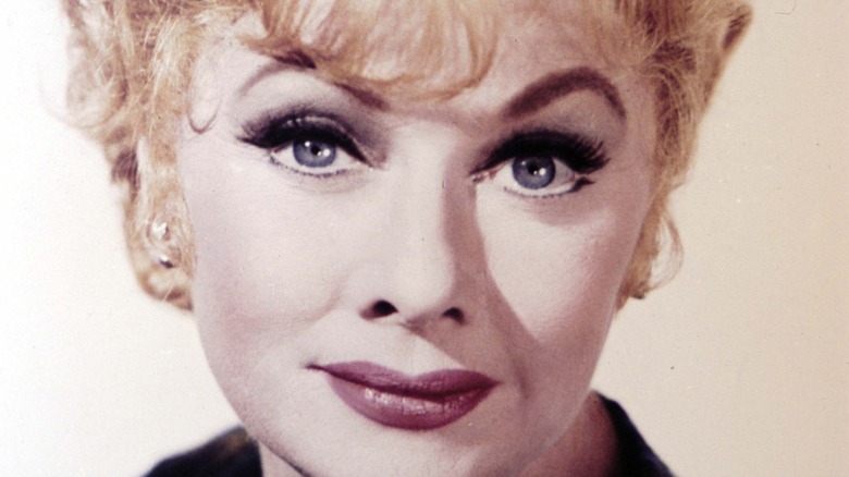 Close-up portrait of Lucille Ball