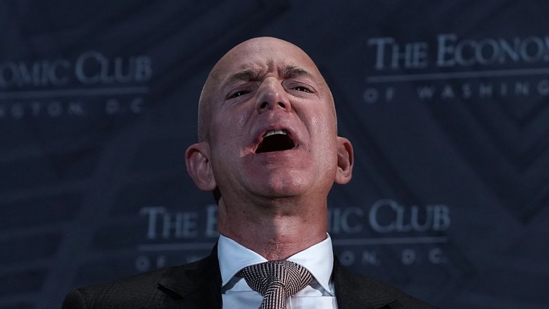 Jeff Bezos with mouth open 