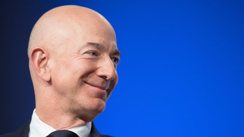 Jeff Bezos smiling