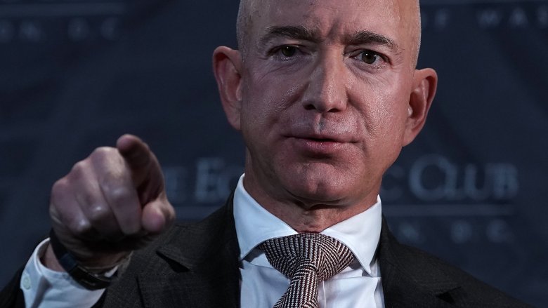 Jeff Bezos pointing finger