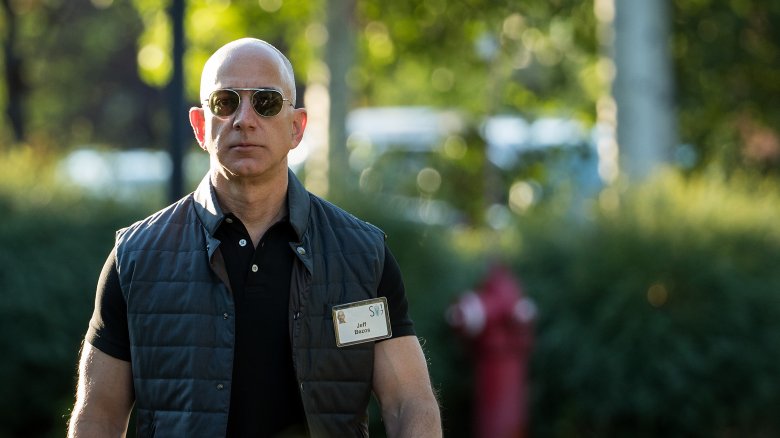 Jeff Bezos looking serious