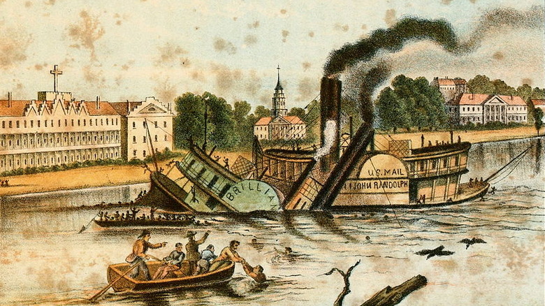 steamboat sinking