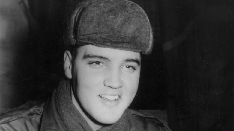 Elvis Presley in army uniform