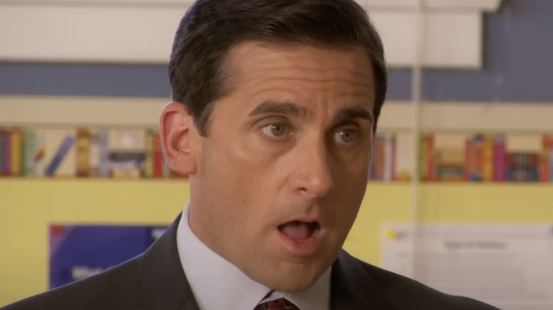 michael scott shocked the office