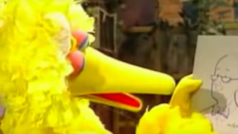 Big Bird and Mr. Hooper