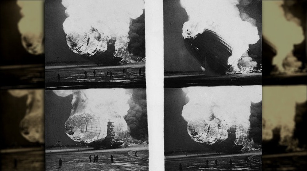 newsreel fottage hindenburg burning