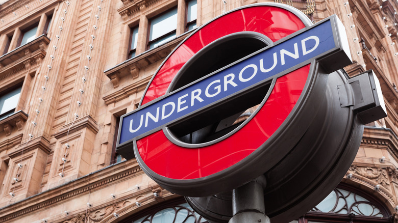 london underground sign