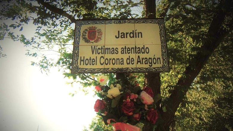 Memorial for the Hotel Corona de Aragon fire victims