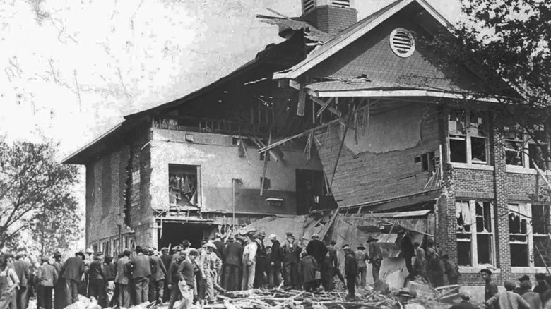 Bath School after explosion