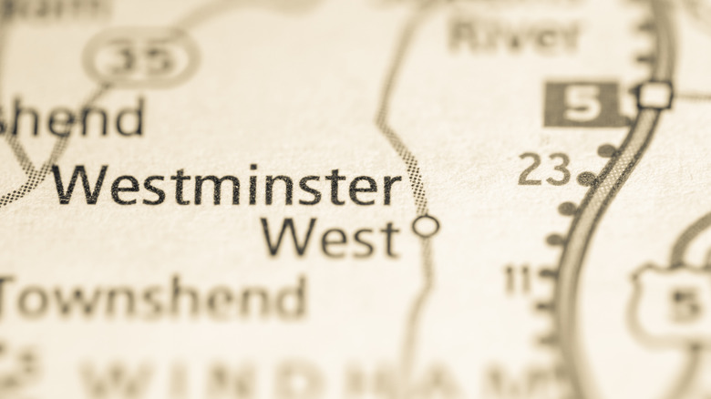 Westminster on map