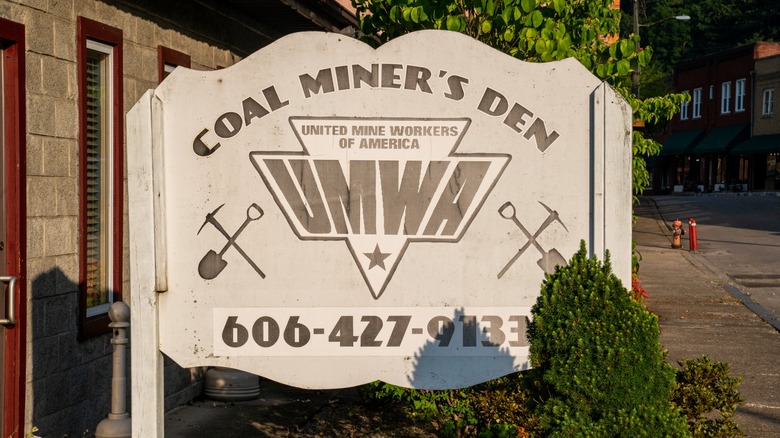 Coal Mining Sign