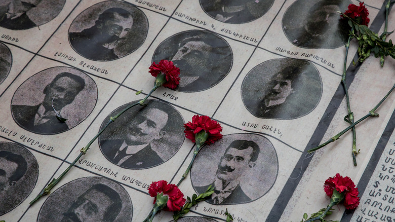 Armenian genocide victims in newspaper