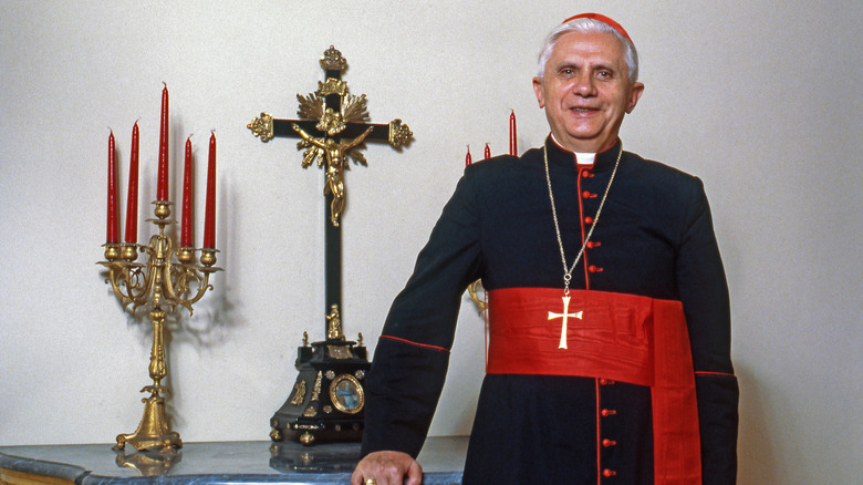 Cardinal Joseph Ratzinger before he was pope